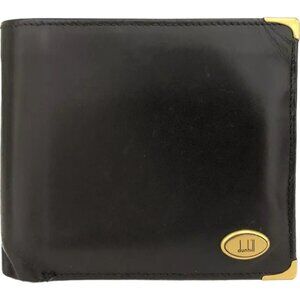 881131AF Dunhill Wallet Bifold Black Leather